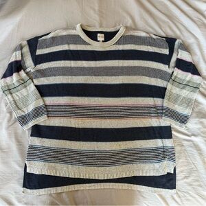NWOT Nic + Zoe waffle-knit sweater size L